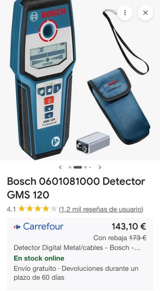 Detector Bosch GMS120