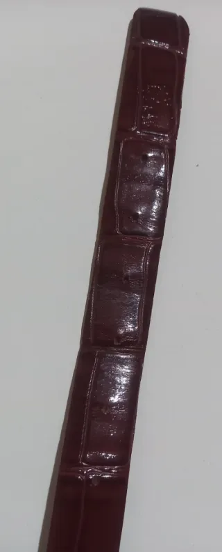 Cinturón de piel mujer marrón
