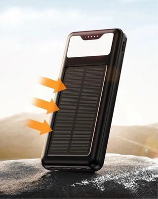 Power Bank Solare 12000 mAh con Torcia