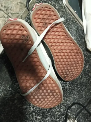 Zapatillas Vans Beige y Gris