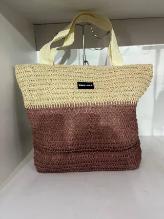 Bolsa Bimba y Lola Beige y Naranja