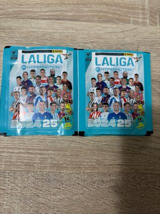 Lote 65 sobres cromos LaLiga Hypermotion 24/25