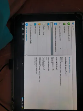 Tablet Samsung Negra con Funda Bandera USA