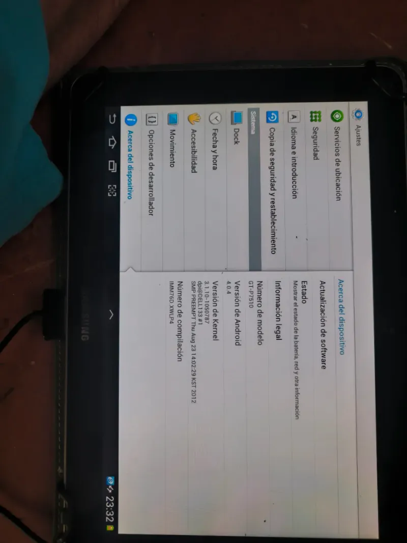 Tablet Samsung Negra con Funda Bandera USA afbeelding 3