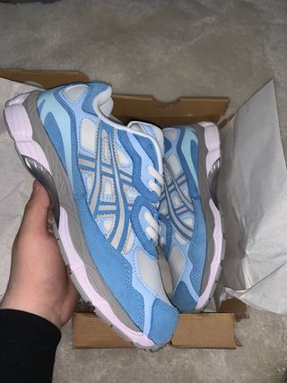 Zapatillas Asics Azules y Grises