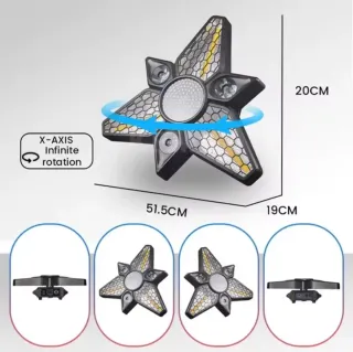 ✅️ Cabezal Móvil Retro Vintage 280W RGBW - DMX