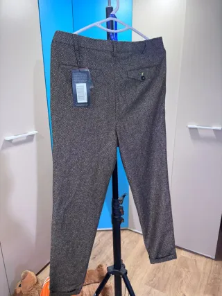 Pantalón hombre marrón talla L