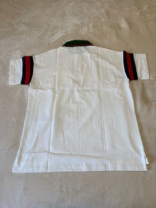 Polo Gucci Blanco Verde Talla M