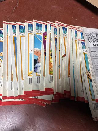 Lote de 38 comics dragon ball serie blanca