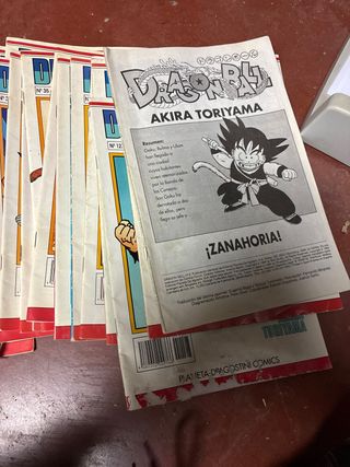 Lote de 38 comics dragon ball serie blanca