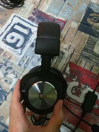 Cuffie Logitech Pro Nere e Argento