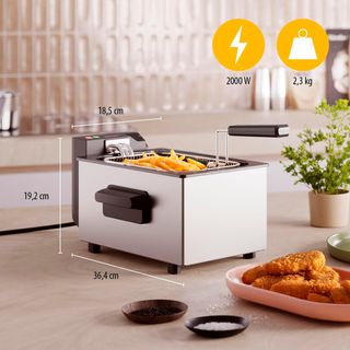 Freidora Tristar 3L Acero Inox 2000W