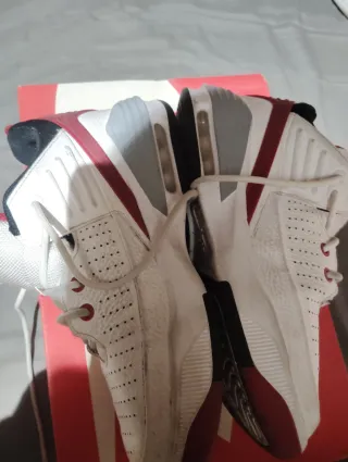 Air Jordan Max Aura 5 Blanco Rojo