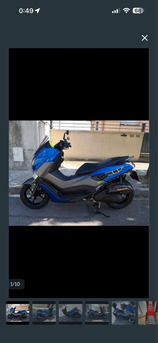 Yamaha Nmax 125cc  Azul/Gris