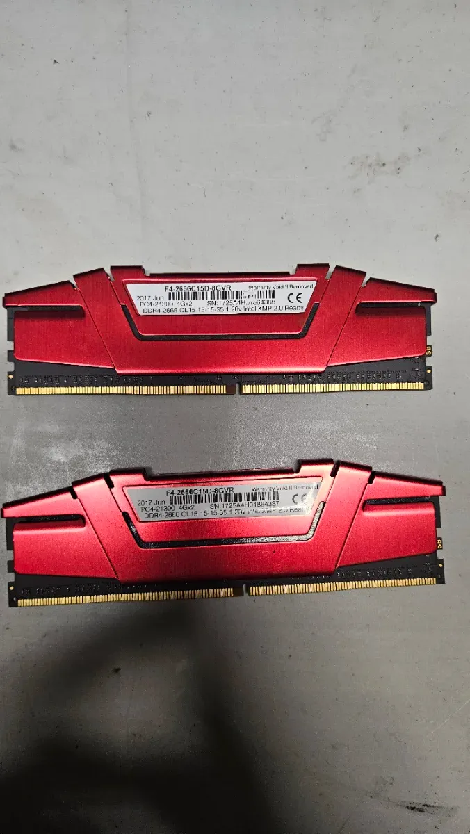 G.Skill Ripjaws V DDR4 16GB 2666MHz RAM afbeelding 2