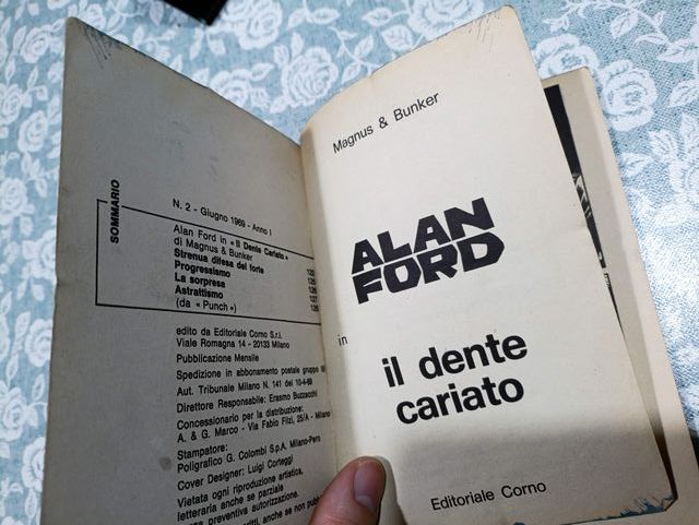 Alan Ford n.2 originale Giugno 1969