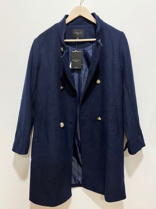 Abrigo azul Cortefiel