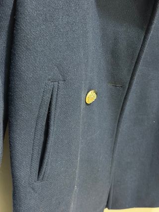 Abrigo azul Cortefiel