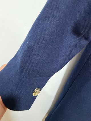 Abrigo azul Cortefiel