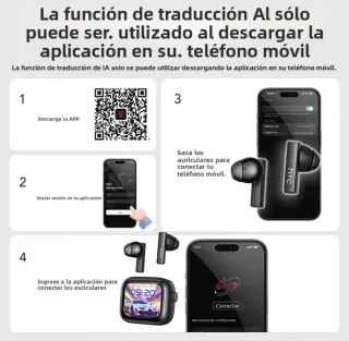 Auriculares Bluetooth HTC NE40 Traductor