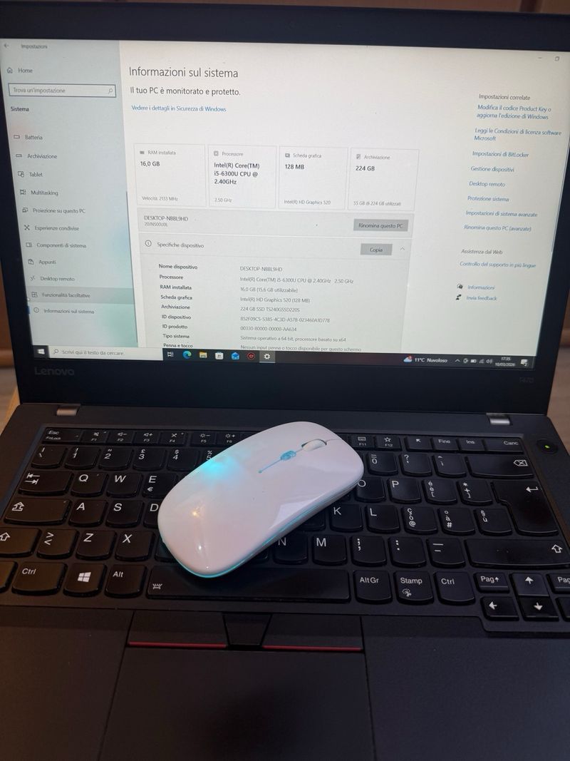 Laptop Lenovo ThinkPad con SSD 16 GB de RAM afbeelding 4