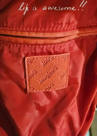 Bolso shopper Desigual rojo