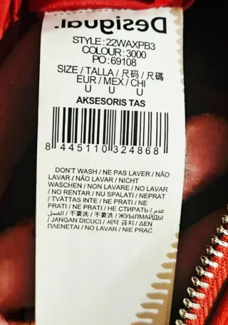 Bolso shopper Desigual rojo