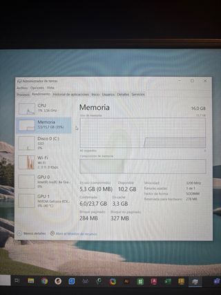 Portátil Asus TUF Dash F15 i5 16GB 1TB