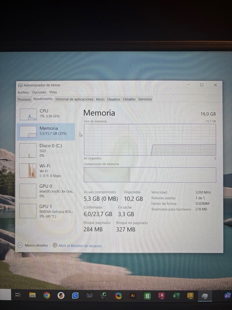 Portátil Asus TUF Dash F15 i5 16GB 1TB afbeelding 4