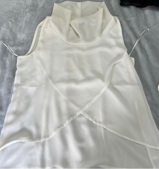 Blusa tirantes beige talla única