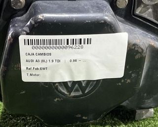 Audi 96228 caja de cambios ewt a3 (8l) 1.9 tdi