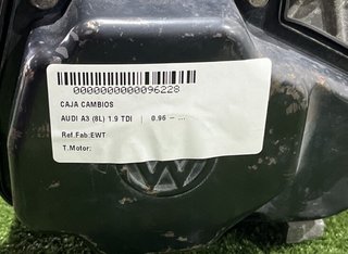 96228 caja de cambios ewt audi a3 (8l) 1.9 tdi