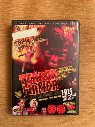 DVD Terror Firmer Troma Firmado por Lloyd Kaufman