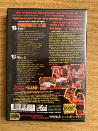 DVD Terror Firmer Troma Firmado por Lloyd Kaufman