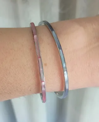 Pulsera vintage madre perla.