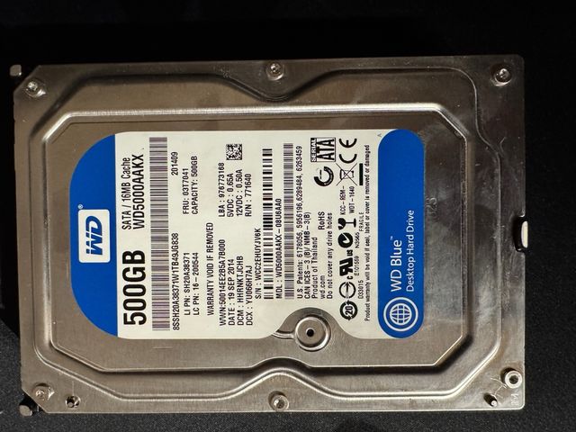 Disco Duro WD 500GB SATA