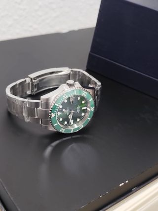 Reloj TERAMI Hombre Verde y Plateado