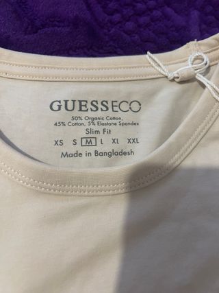 Camiseta Guess Beige Talla M