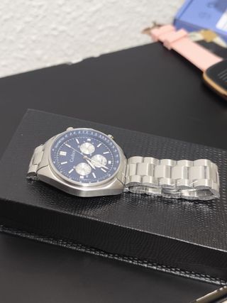 Reloj Cadisen Cronógrafo Azul y Plateado
