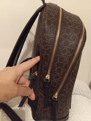 Mochila de piel Calvin Klein, sin estrenar
