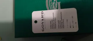 Cartera Goyard Negra Nueva