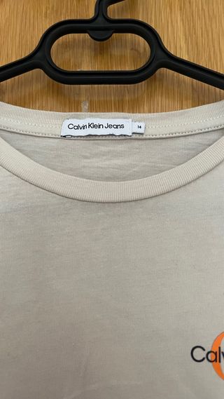 Camiseta Calvin Klein Jeans Beige Talla S
