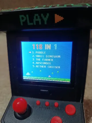 Mini consola arcade 118 en 1