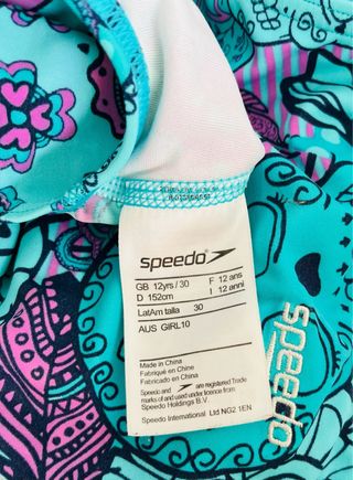 Bañador Speedo niña talla 12