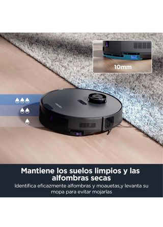Robot aspirador y friega suelos eureka