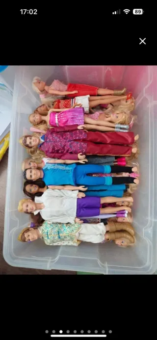 Lote Barbies y Ken. Ropa Muñecas, complementos