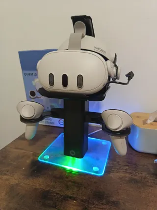 Supporto di ricarica Meta Quest 2/3/3S RGB LED