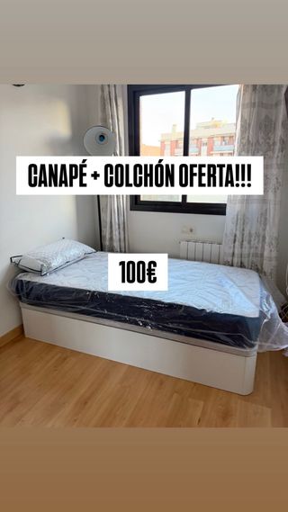 Canapé y Colchón Oferta