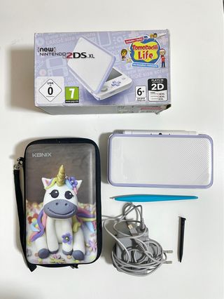New Nintendo 2DS XL Tomodachi Life lavanda