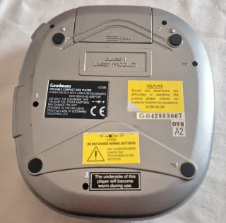 Reproductor CD Portátil Goodmans discman